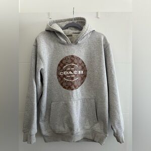 Coach Logo Print Hoodie